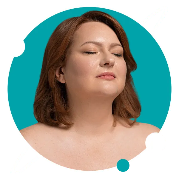 Defined jawline result